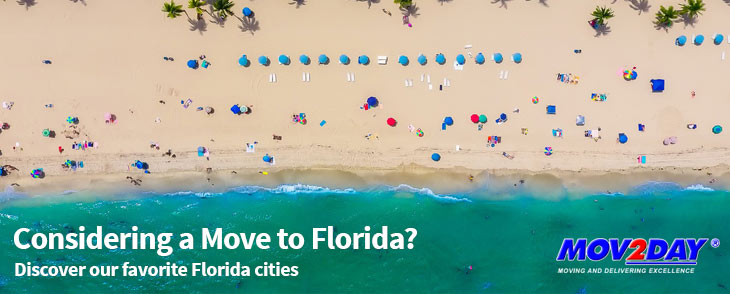 Moving to Florida? Discover our favorite cities as Florida Movers. | Mov2Day